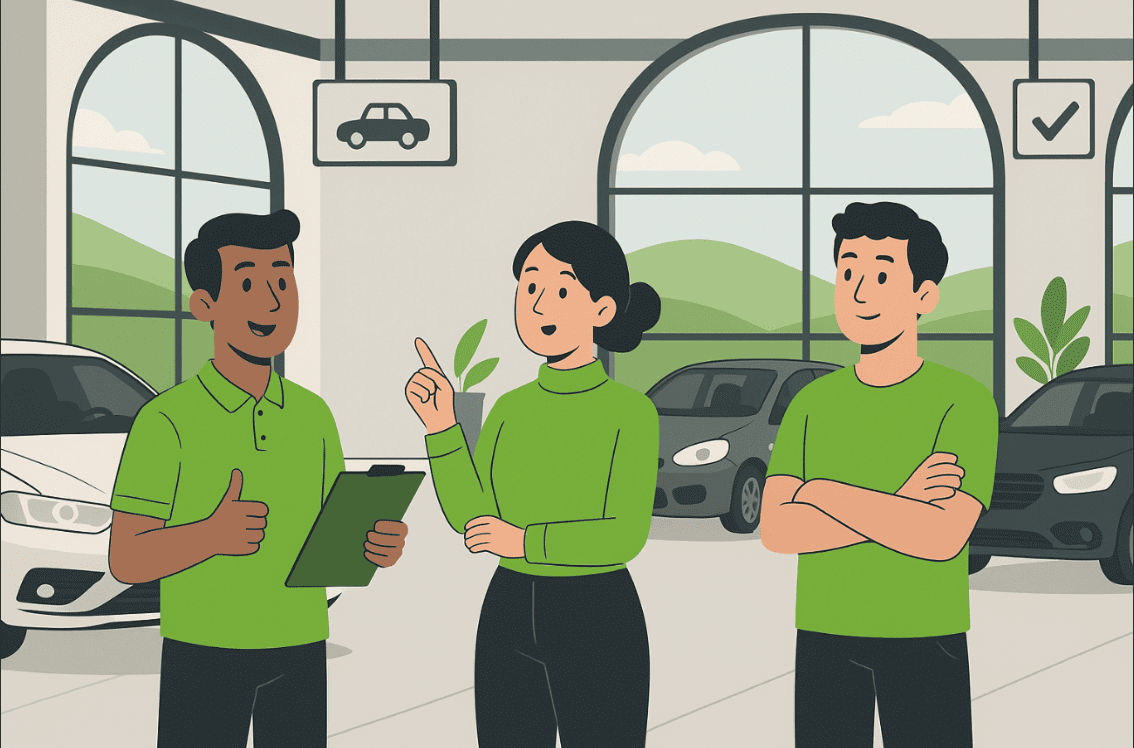 Foto de vendedores de Autos en la automotora de Heiwork Motors