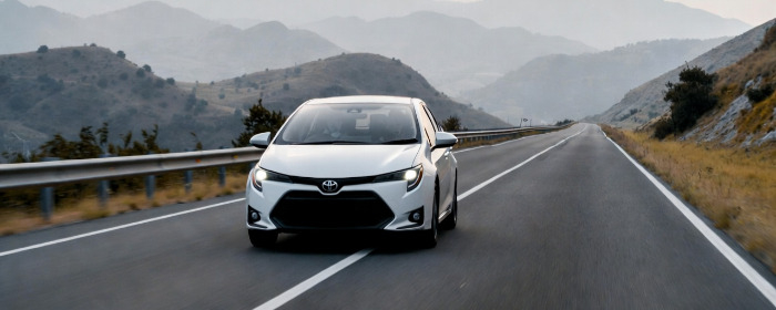 Toyota Corolla en ruta