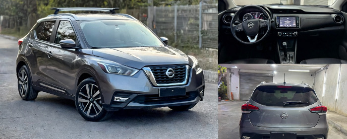 vista de Nissan Kicks interior y exterior