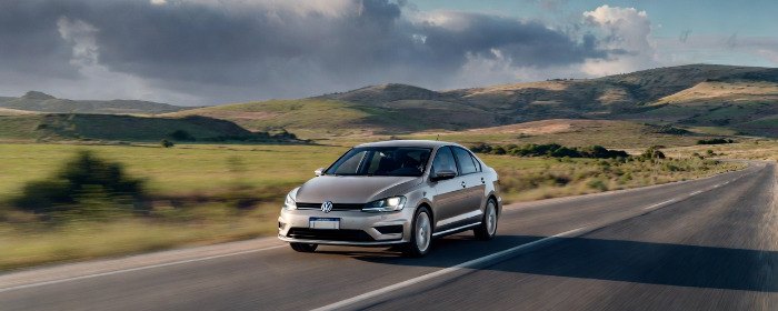 Volkswagen Bora en Uruguay en ruta
