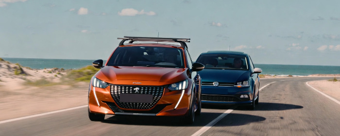 Peugeot 208 contra Volkswagen Polo