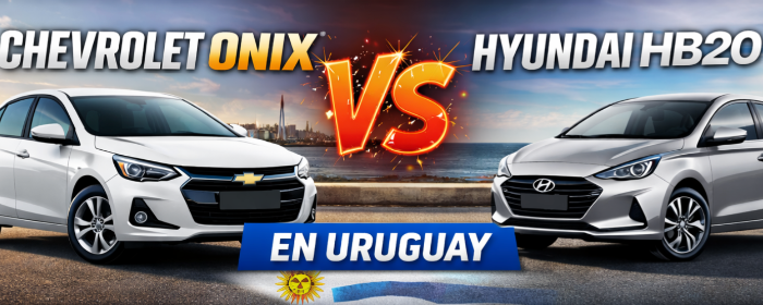 autos,uruguay,2026,chevrolet onix,chevrolet,Hyundai,Hyundai HB20,mercado - Chevrolet Onix vs Hyundai HB20 en Uruguay 2026 - Autos