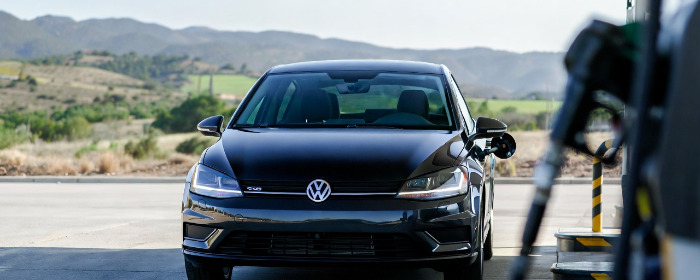 Volkswagen Bora en cargando nafta den Uruguay