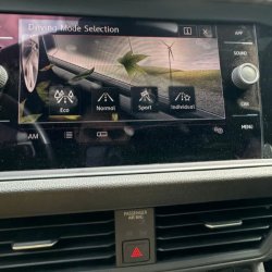 vista interna del Volkswagen