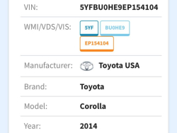 vista interna del Toyota