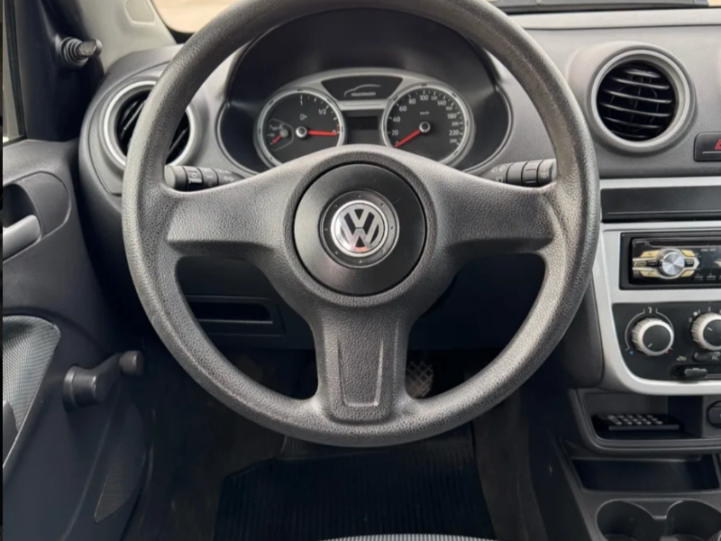 vista interna del Volkswagen