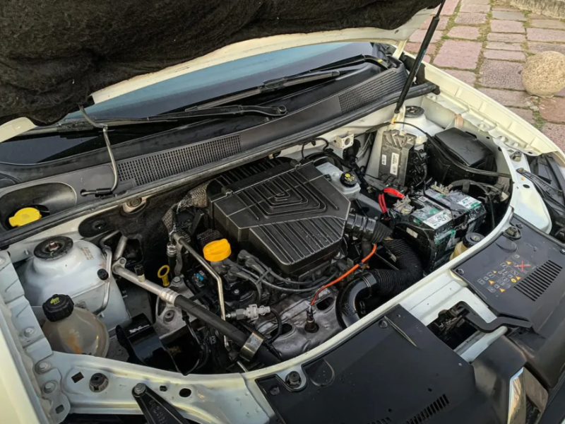 vista interna del Renault